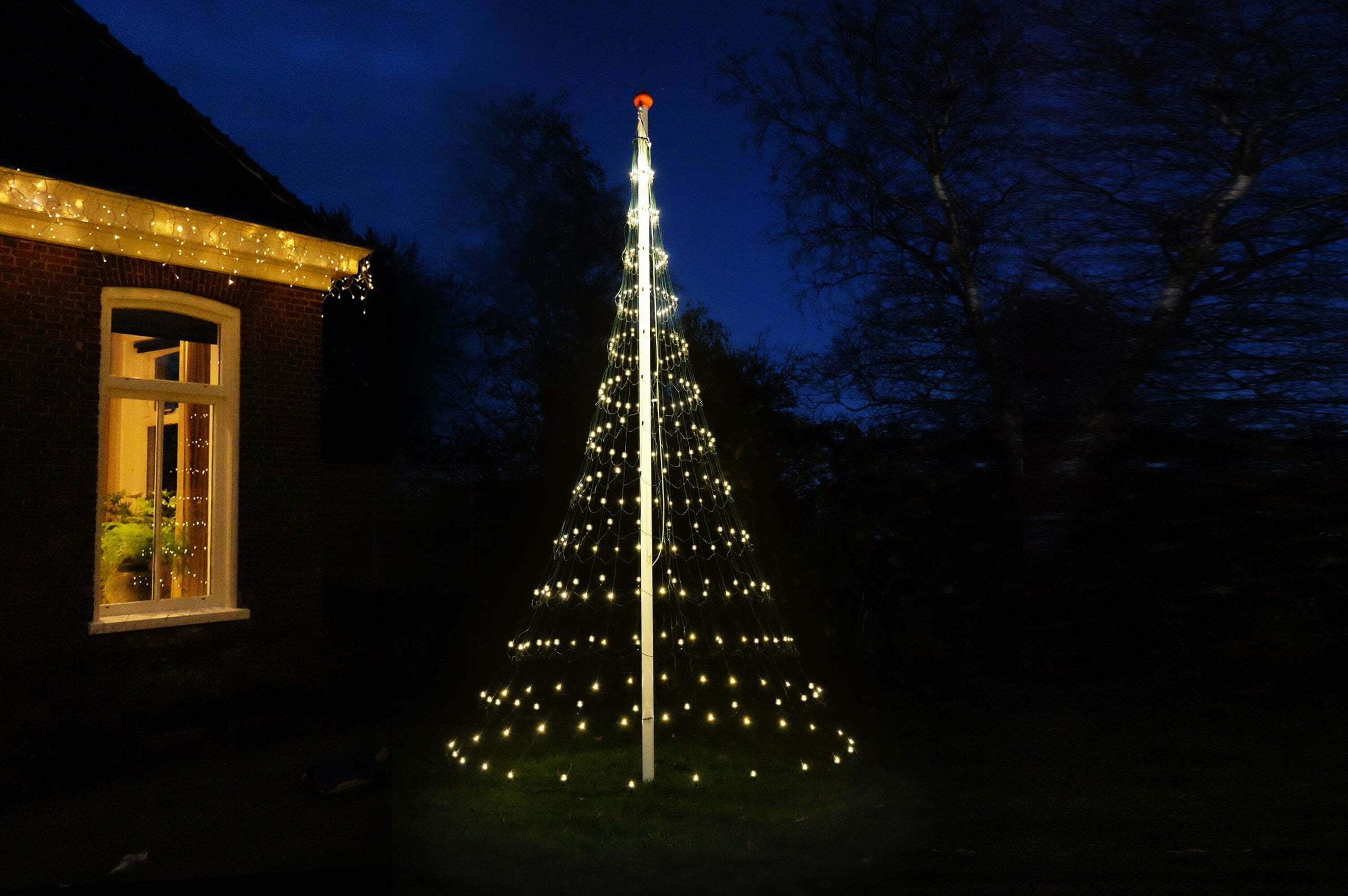 Kerstverlichting voor in vlaggenmast: Verlicht je feestdagen met stijl