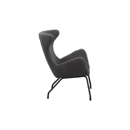 Relax fauteuil teddybont grijs