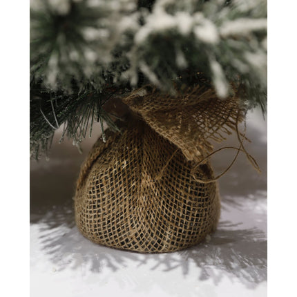 Dinsmore Kunstkerstboom in Jute - H60 x Ø50 cm - Frosted Green