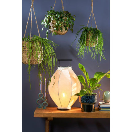 Avalon Hangende Mand voor Planten - Set van 3 - H90 x Ø30 cm - Zeegras - Lichtbruin