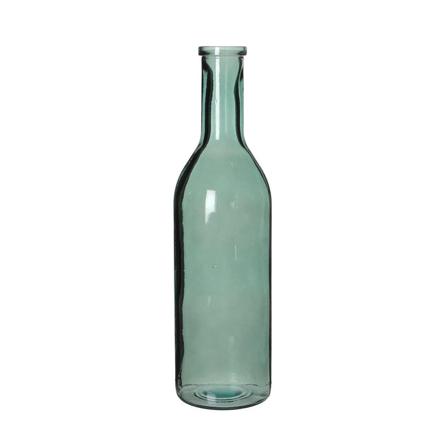 Rioja Fles Vaas - H50 x Ø15 cm - Gerecycled Glas - Groen