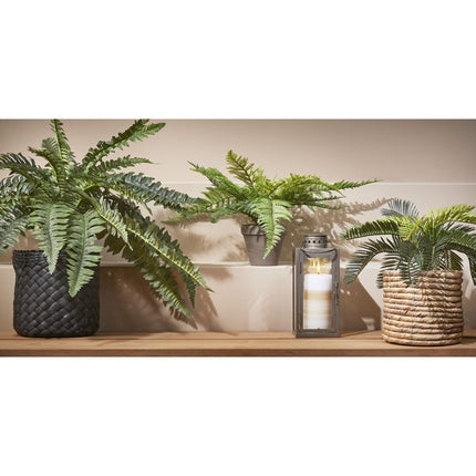 Cycas Palm Kunstplant in Bloempot Stan - H37 x Ø44 cm - Groen