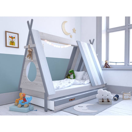 Bedhuisje kinderbed - 90x200 - Trondheim - Tipi bed - Peuterbed