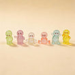 Lichtvriendjes - Decoratieve miniatuur figuren - Glow in the dark - 6 stuks - ↑ 3 cm