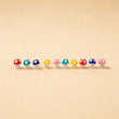 Neon Forest - Decoratieve mini paddenstoelen - Neon - 10 stuks - ↑ 1,5 cm