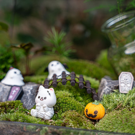 Horror huis - Decoratieve miniatuur figuren - Halloween - 7 stuks - ↑ 1 - 3 cm