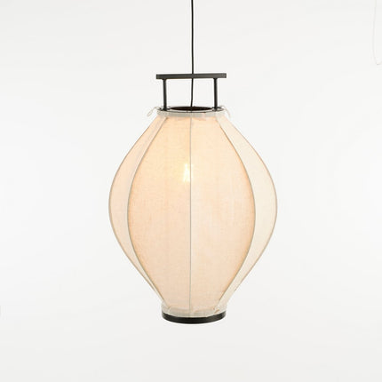 Pego Hanglamp - H73 x Ø54 cm - Linnen - Off White