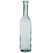 Rioja Fles Vaas - H100 x Ø21 cm - Gerecycled Glas - Transparant