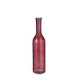 Rioja Fles Vaas - H75 x Ø18 cm - Gerecycled Glas - Bordeaux