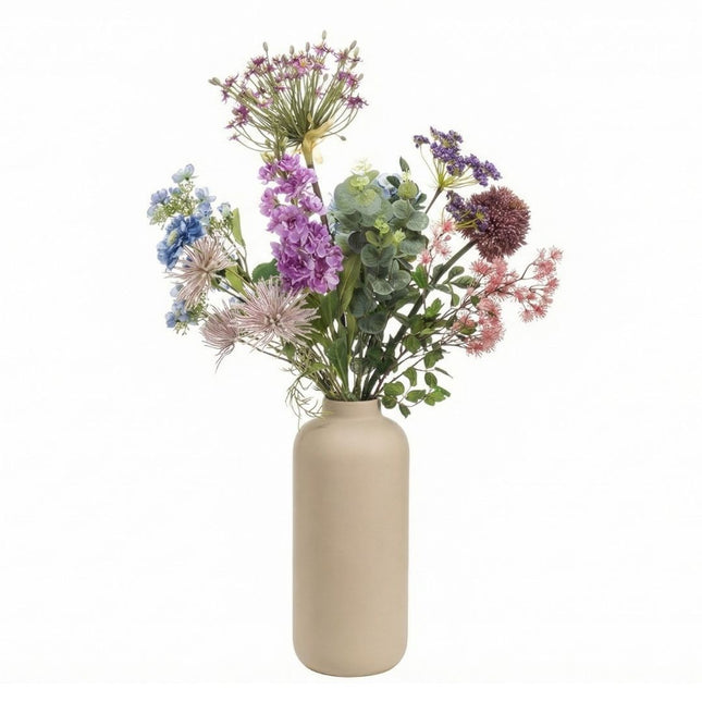 Kunstbloemenboeket - Purple Bloom Deluxe - Real Touch - 10 stelen - ↑ 90 cm