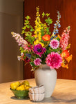 Kunstbloemen boeket - Bold & bright Deluxe - Real Touch - 16 stelen - ↑ 85 cm