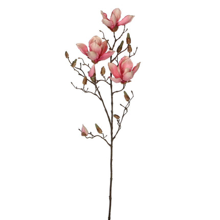 Magnolia Kunstbloem - H88 cm - Roze