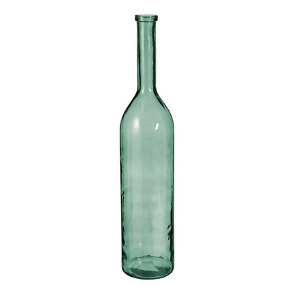 Rioja Fles Vaas - H100 x Ø21 cm - Gerecycled Glas - Groen