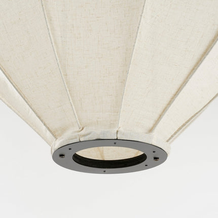 Pego Hanglamp - H94 x Ø70 cm - Linnen - Off White