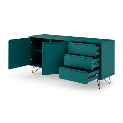 Dressoir kast met 2 deuren en 3 lades