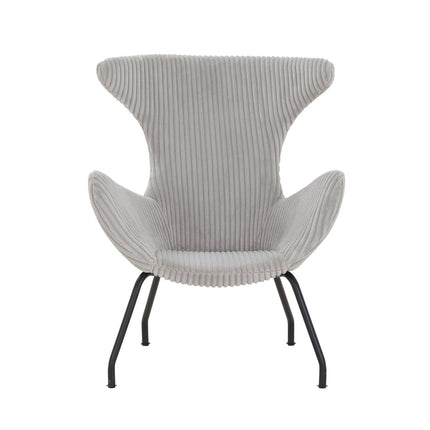 Relaxfauteuil Grijze structuurstof