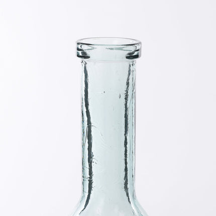 Rioja Fles Vaas - H75 x Ø18 cm - Gerecycled Glas - Transparant