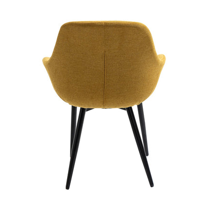 Set van 2 fauteuils geel