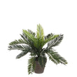 Cycas Palm Kunstplant in Bloempot Stan - H33 x Ø34 cm - Groen