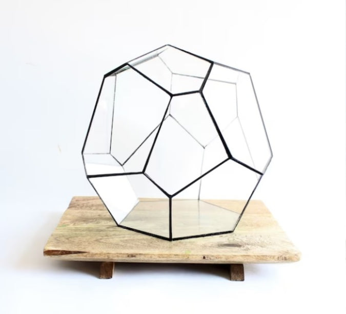 Geometrisch Terrarium - Cosmo - Waterdicht - Glas - ↑ 31 x ↔ 29 cm