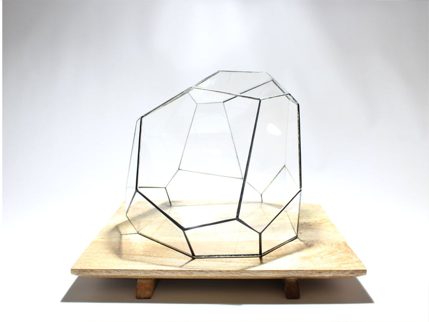 Geometrisch Terrarium - Torno - Waterdicht - Glas - ↑ 28 x ↔ 26 cm