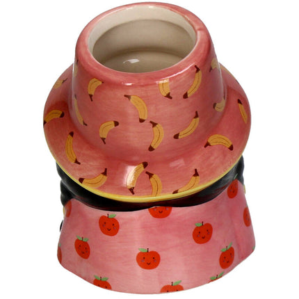 Mini bloempot gezicht - Jill - Meerkleurig ↑ 10,2 cm