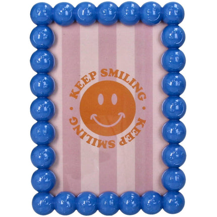 Fotolijst Smiley Polyresin Blauw 10x15cm