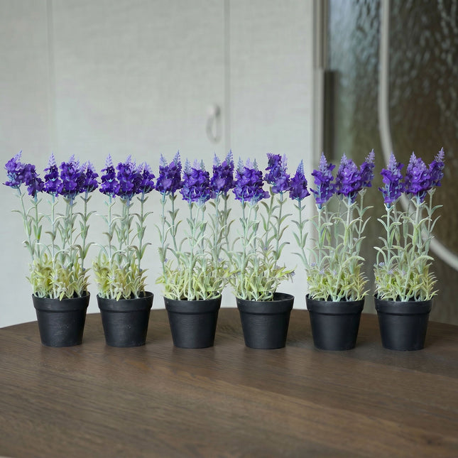 Lavendel - 6 stuks - Kunstplanten - Bundelset
