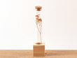 FlowerHero® - Tube S - Wooden Dried flower stand + Dried Floral Arrangement