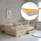 Met schuim matras (140x200 cm)