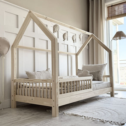 Woonhero bedhuis - Trosa- Naturel - Eenpersoonsbed - Kinderbed - Meerdere formaten