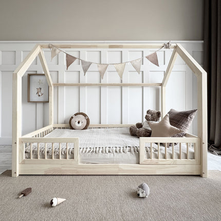Woonhero bedhuis - Odense - Naturel - Eenpersoonsbed - Kinderbed - Meerdere afmetingen