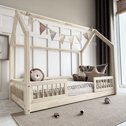 Woonhero bedhuis - Odense - Naturel - Eenpersoonsbed - Kinderbed - Meerdere afmetingen