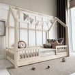 Woonhero bedhuis - Odense - Naturel - Eenpersoonsbed - Kinderbed - Meerdere afmetingen