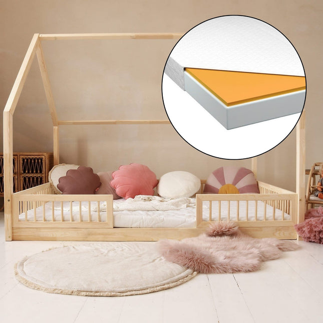 Woonhero bedhuis - Sala Duo - Naturel - Twijfelaar 140x200 cm - Kinderbed