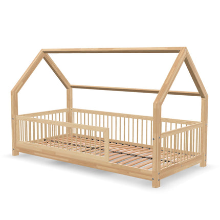 Woonhero bedhuis - Trynne - Naturel - Eenpersoonsbed 80x160 cm - Peuterbed