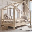Woonhero bedhuis - Bodo - Naturel - Eenpersoonsbed - Kinderbed