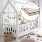 Met schuim matras (90x190 cm)