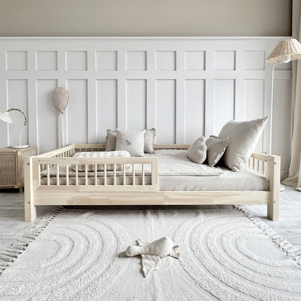 Woonhero kinderbed - Grenaa- Naturel - Eenpersoonsbed - Meerdere formaten