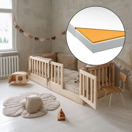 Woonhero peuterbed - Hamar - Naturel - Eenpersoonsbed 120x200 cm