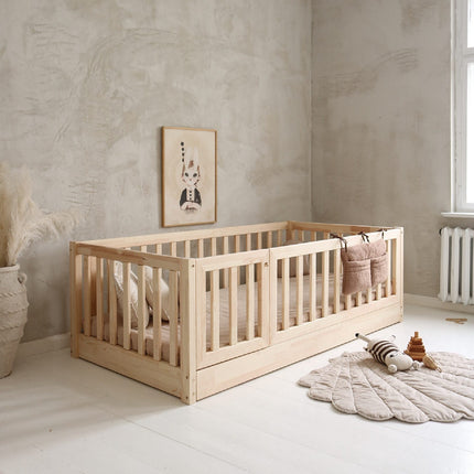 Woonhero peuterbed - Hamar - Naturel - Eenpersoonsbed 100x200 cm