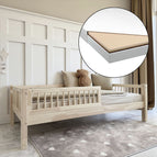 Met schuim matras (90x190 cm)