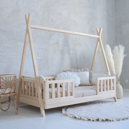 Woonhero tipibed - Bramming - Eenpersoonsbed 90x190 cm - Kinderbed