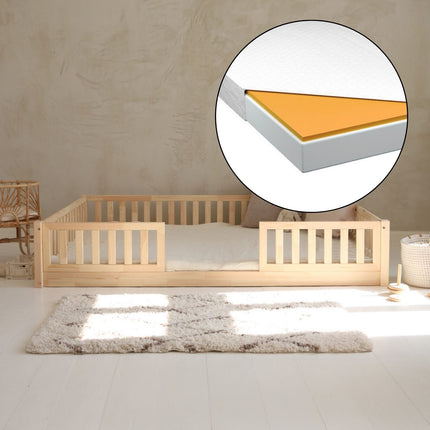 Woonhero kinderbed - Alta - Naturel - Twijfelaar 140x190 cm