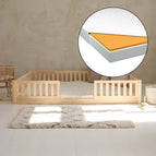 Met Visco-schuim matras (140x190 cm)