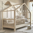 Woonhero bedhuis - Gotenberg - Naturel - Eenpersoonsbed 90x190 cm - Kinderbed