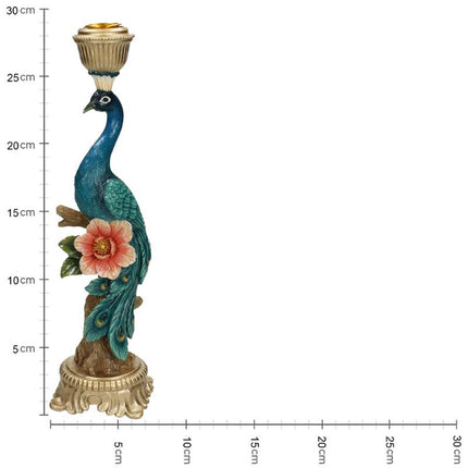 Kandelaar - Pauw Multi - ↑ 29 cm