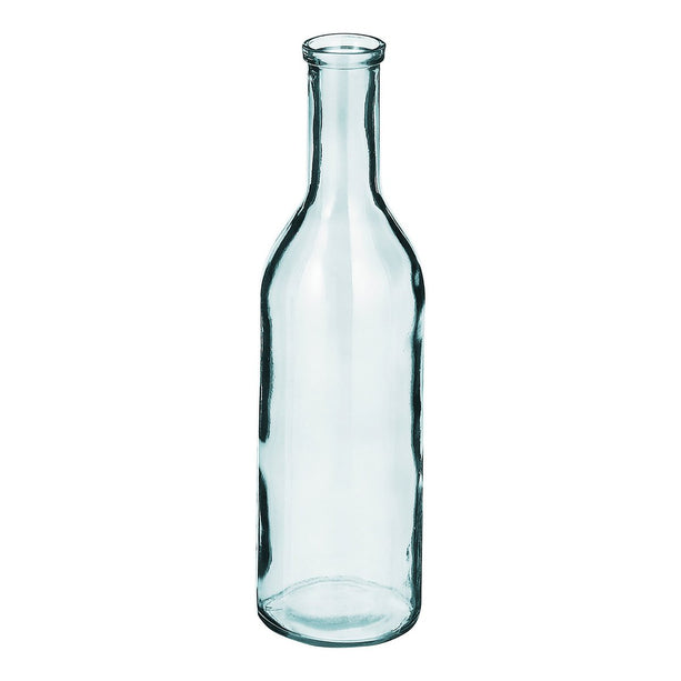 Rioja Fles Vaas - H50 x Ø15 cm - Gerecycled Glas - Transparant