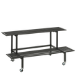 Greenrax Plantentafel - L90 x B44 x H42 cm - Metaal - Zwart