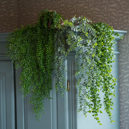 Hangplanten XL - 4 stuks - Kunstplanten - Bundelset